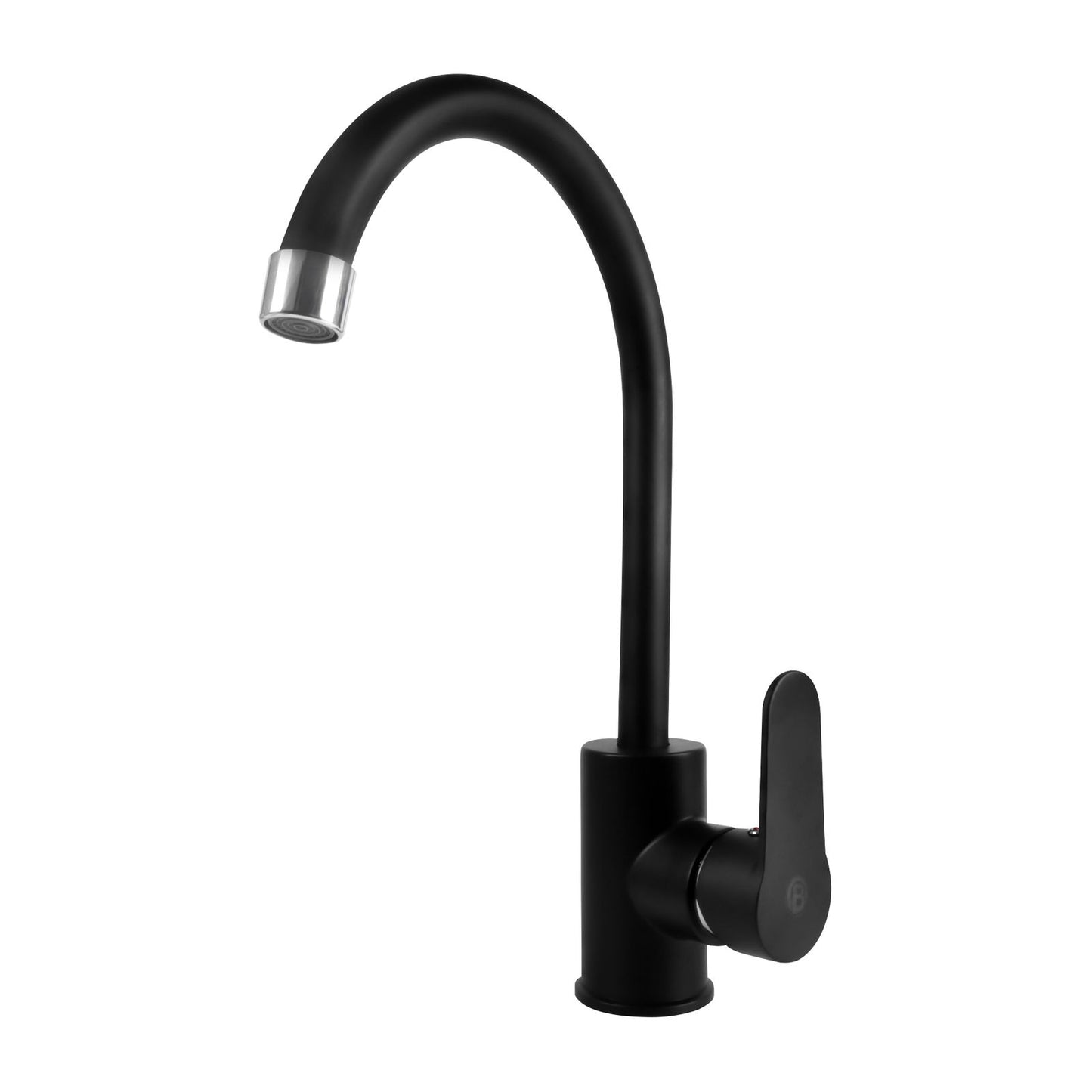 MEZCLADOR LAVAPLATOS CUERPO PLASTICO MANIJA EN ZINC CARTUCHO CERAMICO 35MM COLOR NEGRO