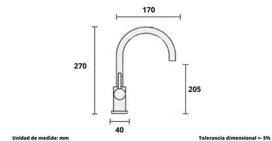 Monomando Lavaplatos Vertical Mirage Lujo