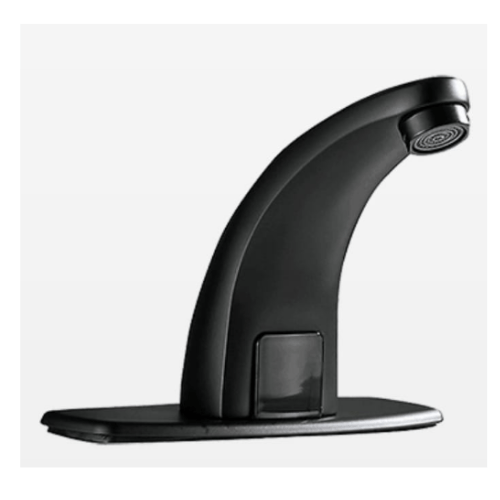 Griferia de Sensor Alta Calidad para Lavamanos Negra Con Baterias - Promelec FGA-