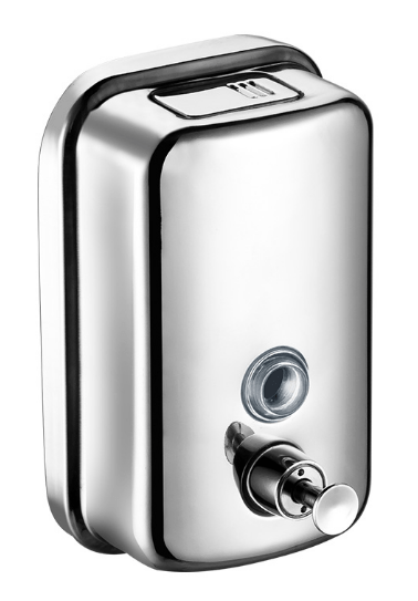 Dispensador de Jabón 500ml Acero inoxidable Alta Calidad Lujo alto brillo - Promelec FGA-