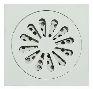 Rejilla de piso Acero Inoxidable tipo Flor - Promelec FGA-